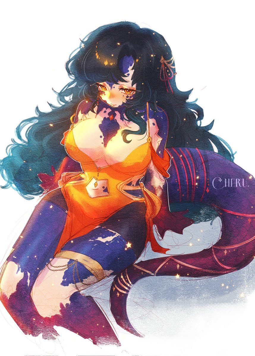 CheruleanArt's tweet photo. okay it's like 2AM I'm crashing out this is the last art you get today https://t.co/TADKvmvvcr