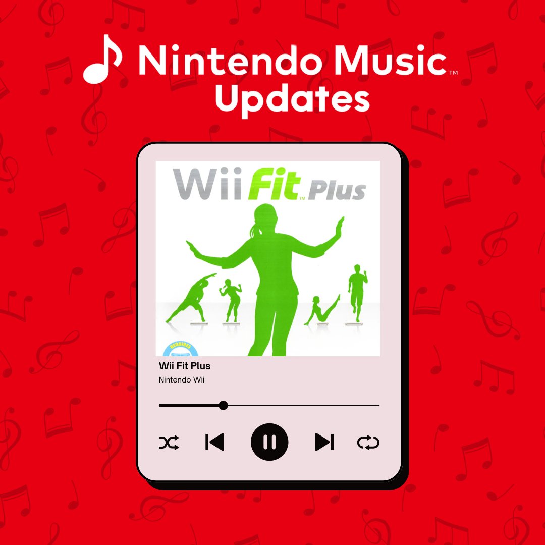 Ninmusicupdate's tweet image. Wii Fit Plus has been added to the Nintendo Music App.                

#NintendoSwitchOnline #NintendoMusic