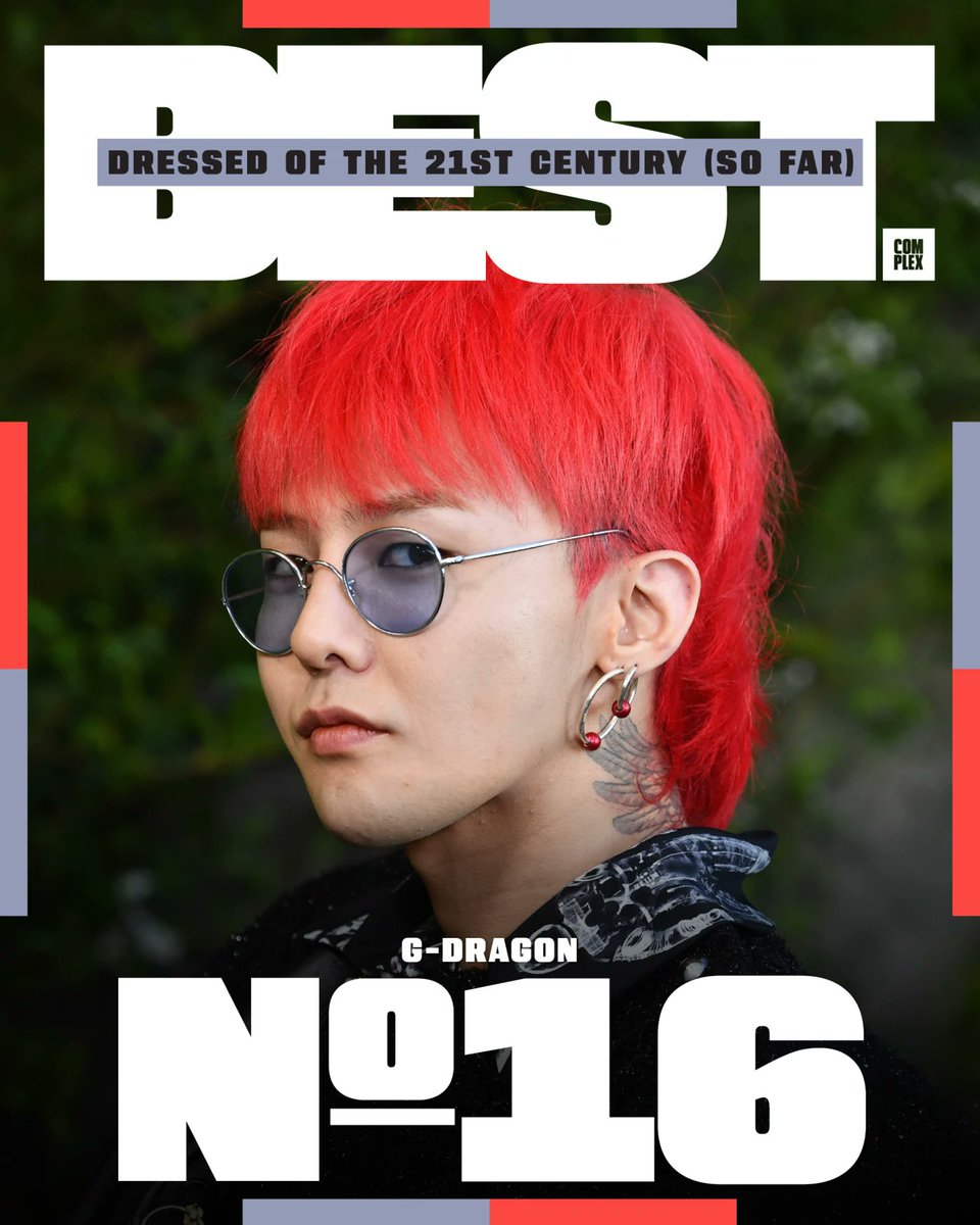 Kpop_Herald's tweet image. .@IBGDRGN has been named 16th on @Complex Networks' "Best Dressed Celebrities of the 21st Century (So Far)" list, making him the only Asian artist among global icons. #Complex praised him as a trendsetter who redefined style in K-pop long before its global boom, inspiring artists
