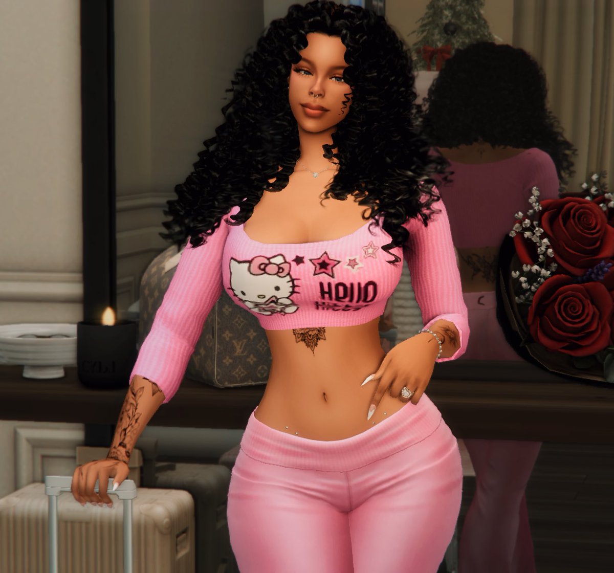 solarsimss's tweet image. i mean i’m absolutely crazy about her .. #showusyoursims
