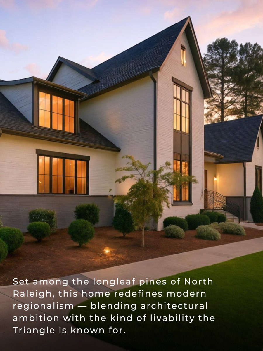 MartiHamptonRE's tweet image. From the first step inside, the home unfolds in a single, uninterrupted line toward the trees. Explore 2424 Heartley’s quiet modernism: 

bestraleighhomesearch.com/blog/2424-hear…

#DesignThatLasts #RaleighModernHomes #NorthRaleighLuxury #ArchitectureLovers #ModernRegionalism