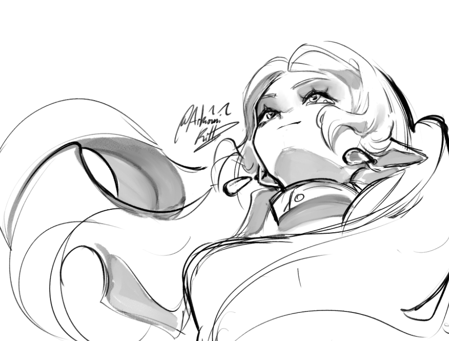 One of the hardest angles to draw!! 

For sure, recommend life drawing for practice above all! 

Thank you to my Realmlins for showing me this trend~
⊹₊˚‧︵‿₊._____________ฅᨐฅ_____________₊‿︵‧˚₊⊹