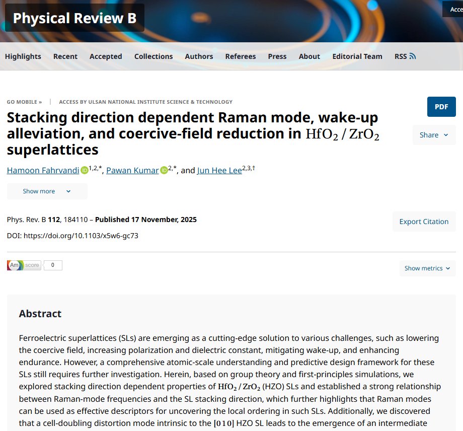 pawansmd's tweet image. Check out our recent publication in Physical Review B. @PhysRevB @APSphysics 
journals.aps.org/prb/abstract/1…