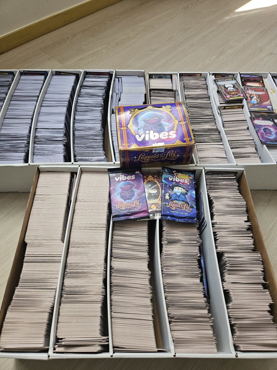Doc_Camel's tweet image. Attending the @YGGPlaySummit this week? Come find me on Day 2, NOV 20th, to build out your @vibes_tcg deck! 

Over 15,000 cards FREE! 40 per person + 10 code cards made possible from by some generous donors and part of my own collection 🐧