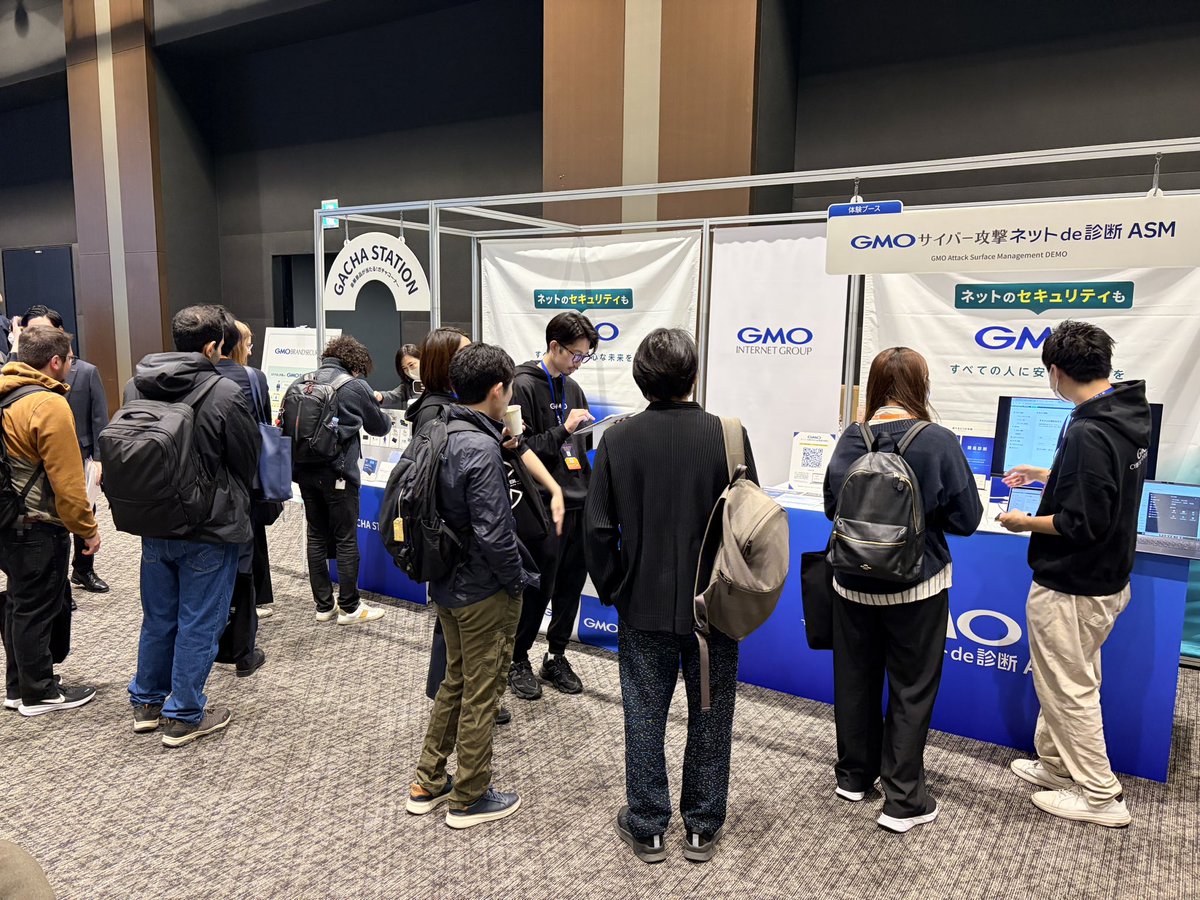 GMOdev's tweet image. CODE BLUE 2025 
GMOインターネットグループブース
オープンしました✨

ブースにてお待ちしております🙌