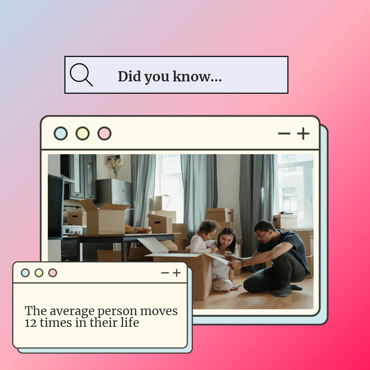 HelenWHanson1's tweet photo. How many times have you moved in your life? 🤔

Comment below!

#didyouknow #didyouknowfacts #manhattan #factoftheday #realestatefact #moving https://t.co/hKWK8484Ve