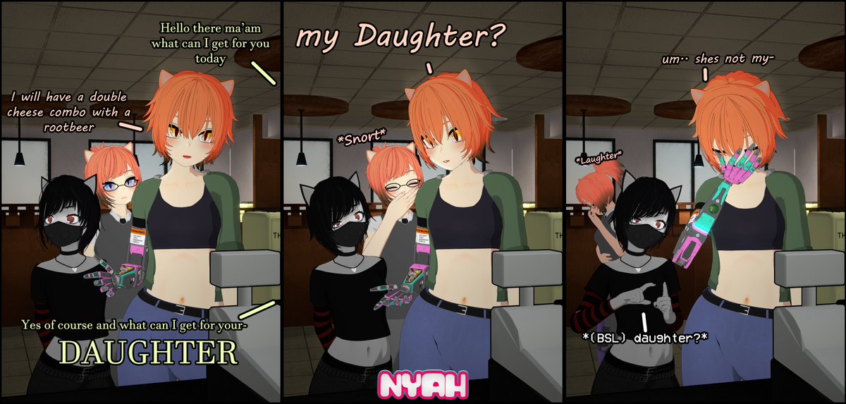 Ordering food while out with spooky can be a bit complicated sometimes..

<a href="/sleepyghost3d/">spooky 🔞</a>