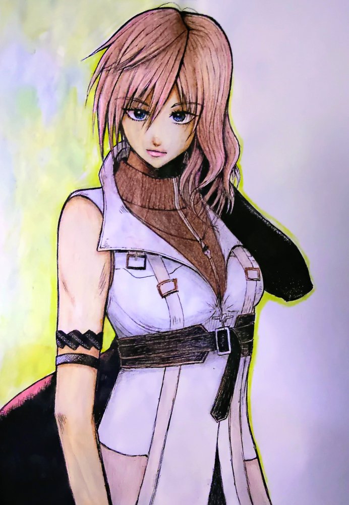 okimonogaeru's tweet image. ライトニング

#FF13 #FFXⅢ #lightning  #fanart #水彩色鉛筆
@theposearchives