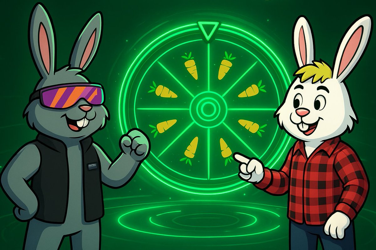 carrotfunding's tweet image. Join Carrot’s closed beta and get rewarded.

We’re giving 3 traders early access to a $10k challenge each as we prepare to launch the first on-chain, transparent trader funding platform.

To enter:
1. Follow @carrotfunding
2. Like this post
3. RT this post
4. Join the Discord:…