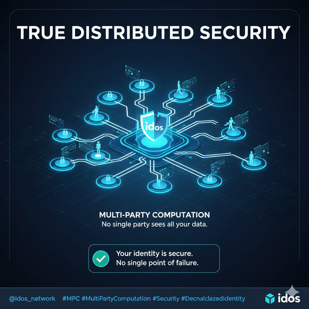 uditbhaskar1709's tweet image. Your identity data is too important for single points of failure.
@idOS_network utilizes Multi-Party Computation (MPC) to distribute the computation and storage of sensitive data. No single entity ever sees all your information.
That&apos;s true distributed security.
#idOS #MPC