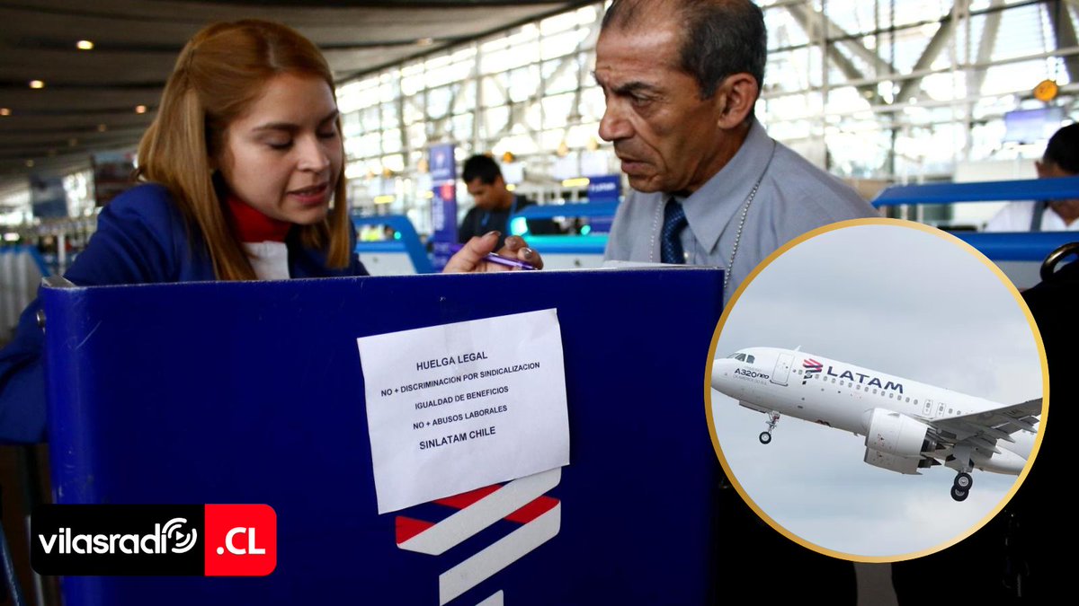 VilasRadio's tweet image. 🛩👨‍✈NACIONAL: PARO DE PILOTOS OBLIGA A LATAM A SUSPENDER MÁS VUELOS ENTRE EL 18 Y EL 20 DE NOVIEMBRE

💻📲Revisa la nota completa en: vilasradio.cl/nacional-paro-…

#NACIONAL #PARO #PILOTOS #OBLIGA #LATAM #SUSPENDER #VUELOS #NOVIEMBRE