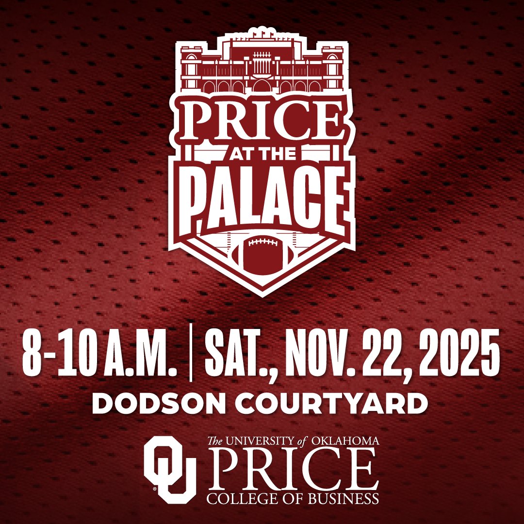 Price College of Business tweet media