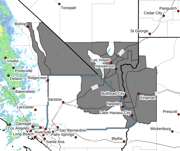 SBCounty's tweet photo. A Flood Watch is in effect from 10 p.m. this evening through late Tuesday night for Mountain Pass, Baker, Mitchell Caverns and Needles. 🌧️

You should monitor later forecasts and be alert for possible Flood Warnings. Those living in areas prone to flooding should be prepared to take action should flooding develop. ⚠️ 

Visit prepare.sbcounty,gov to view helpful resources and tips on how to prepare and stay safe. 🔗 

#rainsafety