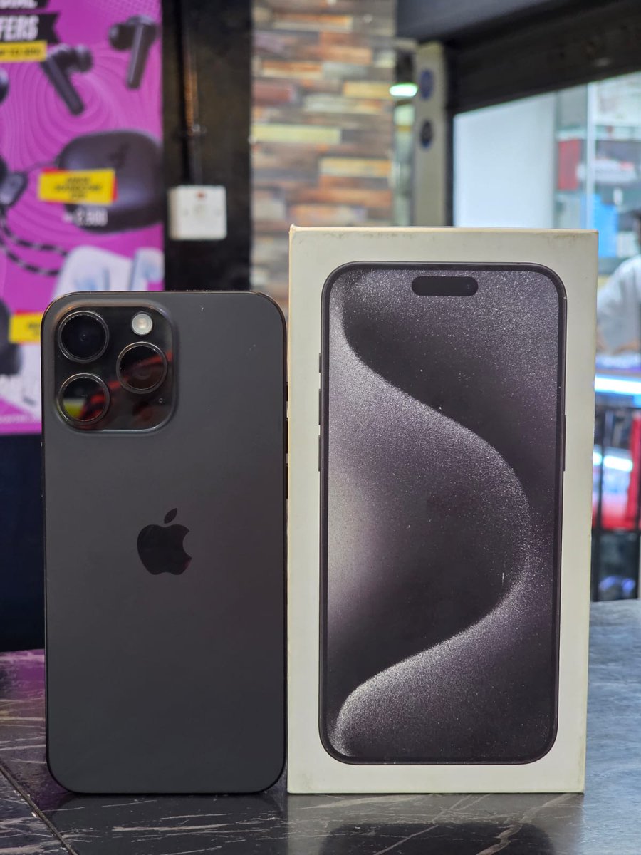 TechChapK3's tweet image. Apple iPhone 15 Pro Max
256gb Storage 
EX-UK 

Available @Ksh.96,000

#iPhone #iPhone15 #iPhone15pro #iPhone15promax #iPhonekenya #iphonedeals #iphonelife #apple #applekenya #appleiphone #appledevices #tech #techlife #techlifestyle