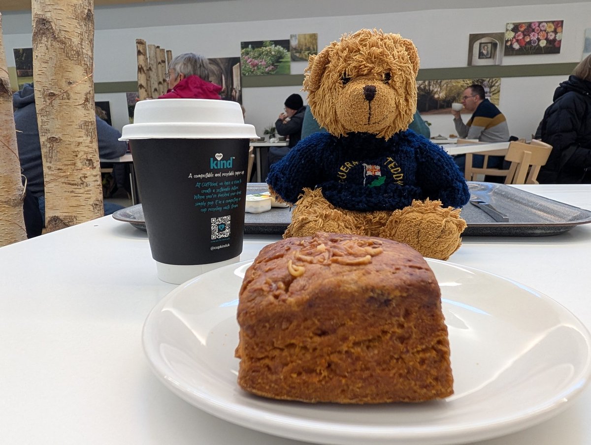 Today Bentley went to Anglesey Abbey to see the Snowman sculptures