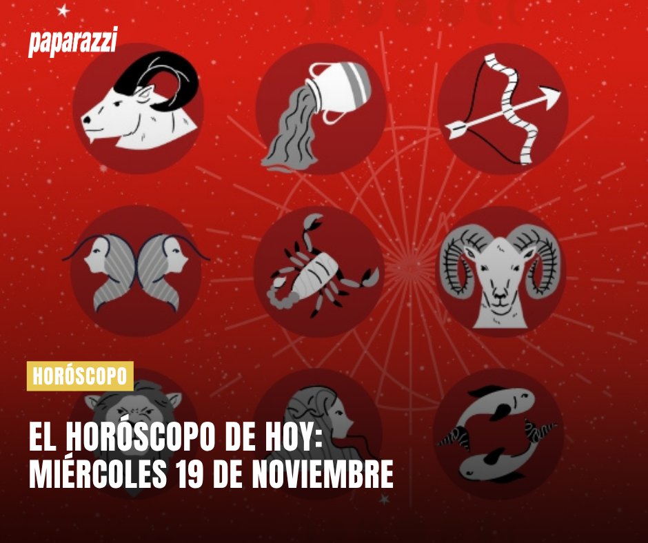 🔮 Mira lo que te deparan los signos hoy: miércoles 19 de noviembre paparazzi.com.ar/horoscopo/el-h…

#Horóscopo #Signos #Astrología