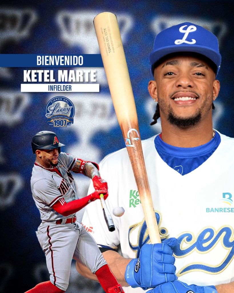 Ketel Marte se unirá mañana a los <a href="/TigresdelLicey/">Tigres del Licey</a> para iniciar sus entrenamientos con el equipo con miras a su eventual participación en el actual torneo.

La información la ofreció el gerente general Audi Vicente 

<a href="/WilfredoRS16/">Wilfredo Rodriguez</a> <a href="/ELFANATICORD1/">ELFANATICORD</a> <a href="/CesarAFrias/">César Frías 24🏆</a> <a href="/RayLicey/">R A Y 🧢</a>