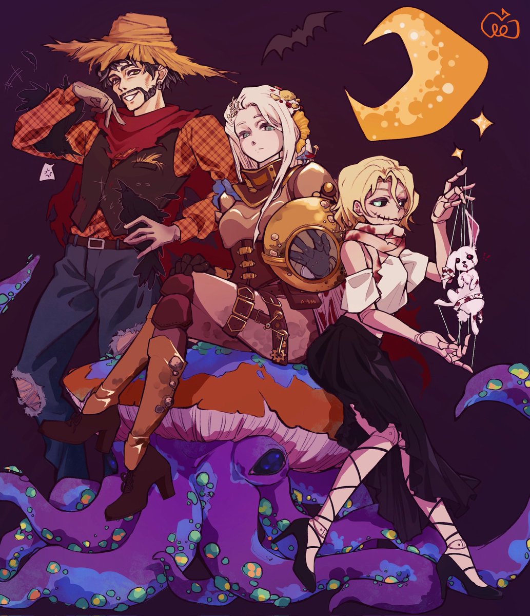 🌙HALLOWEEN2024🎃 

I totally thought this was after we’ve made the account 😭 What’s your favourite holiday to draw? 
#ocart #halloween2024 #characterdesign