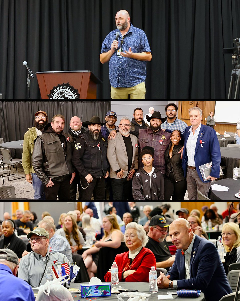 PattonVets's tweet photo. We had an amazing time honoring some of the best films from our workshops with all of our wonderful vets + their families at our Veterans Day Film Festival at Aims Community College in Greeley, CO last week. https://t.co/zdNcUBE1uN