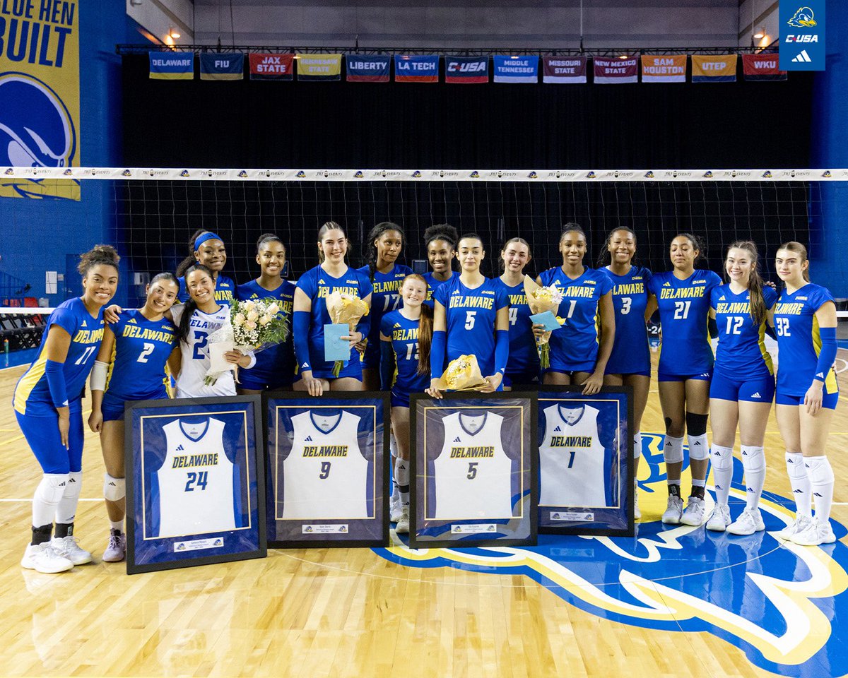 Delaware_VB's tweet image. Celebrated our seniors this weekend 🫶