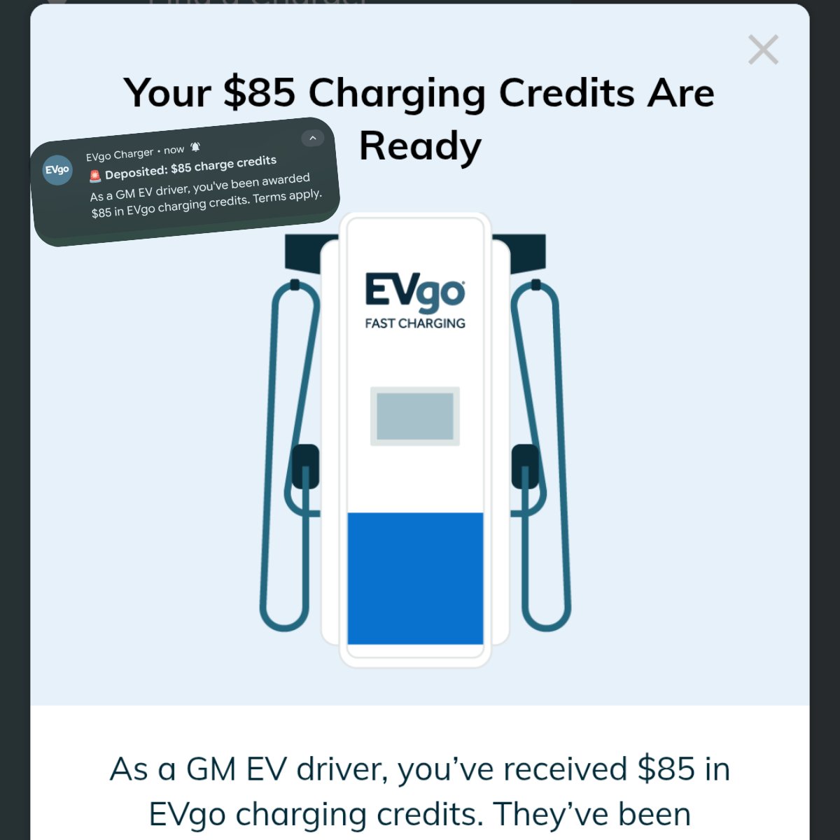 First holiday season without complimentary EA charging and @EVgonetwork swoops into our phone shade with this charging offer 👀

Smart timing to drop it a week before Thanksgiving/expire by 12/31/25, giving drivers a reason to check latest EVgo locations + plan in their stops.