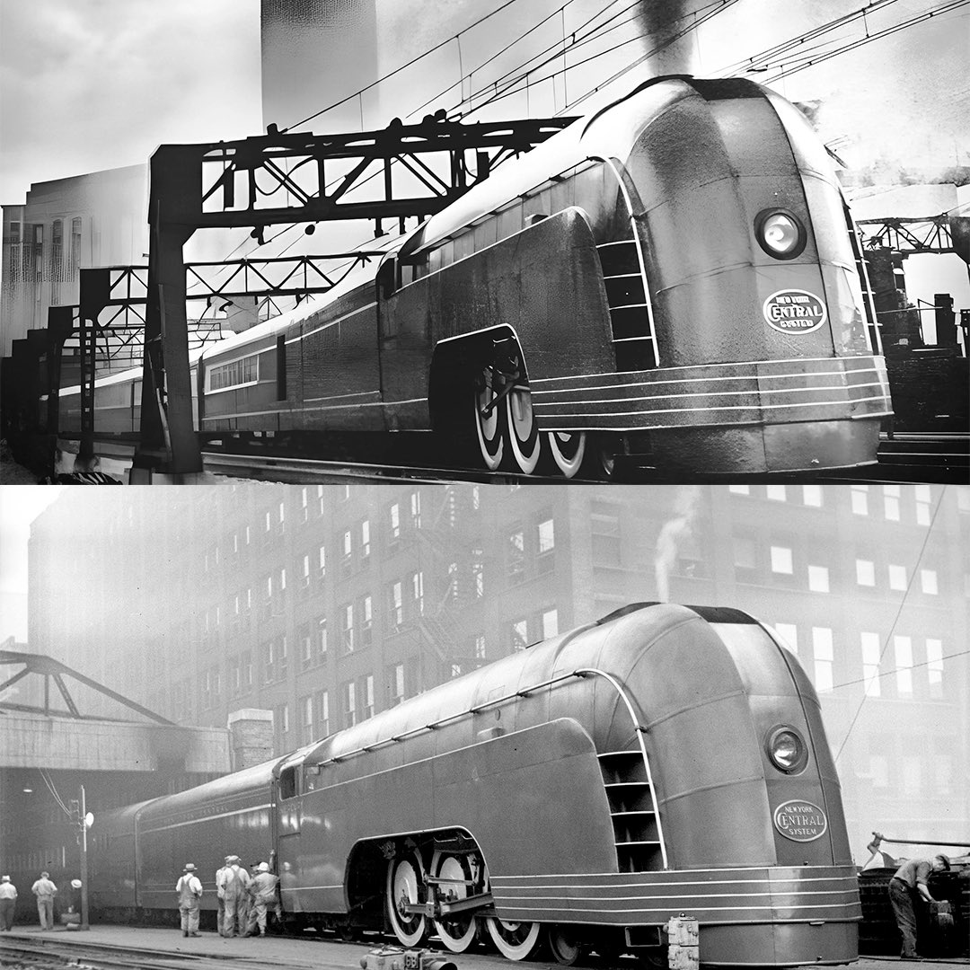 The “Mercury” streamliner trains were a series of passenger trains that ran in the American Midwest in the 1930s.

Business was slow during the Great Depression, so train companies looked for ways to bring passengers back.

The solution for many train companies were streamliner