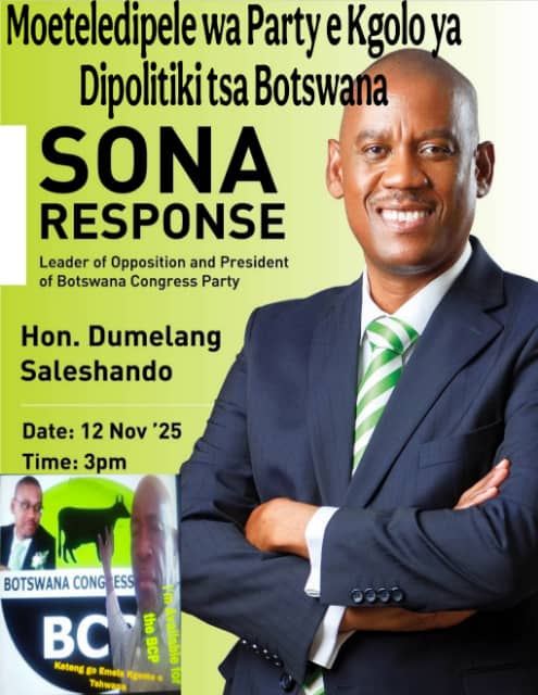 <a href="/DumsSaleshando/">Dumelang Saleshando</a> Cde Brooks!!! You are such a brave Warrior. Olole Ntwa ee molemo, Obolokile Tumelo. You lost with your Principles. Keep it up. A thousand kilometer journey begins with One Step.