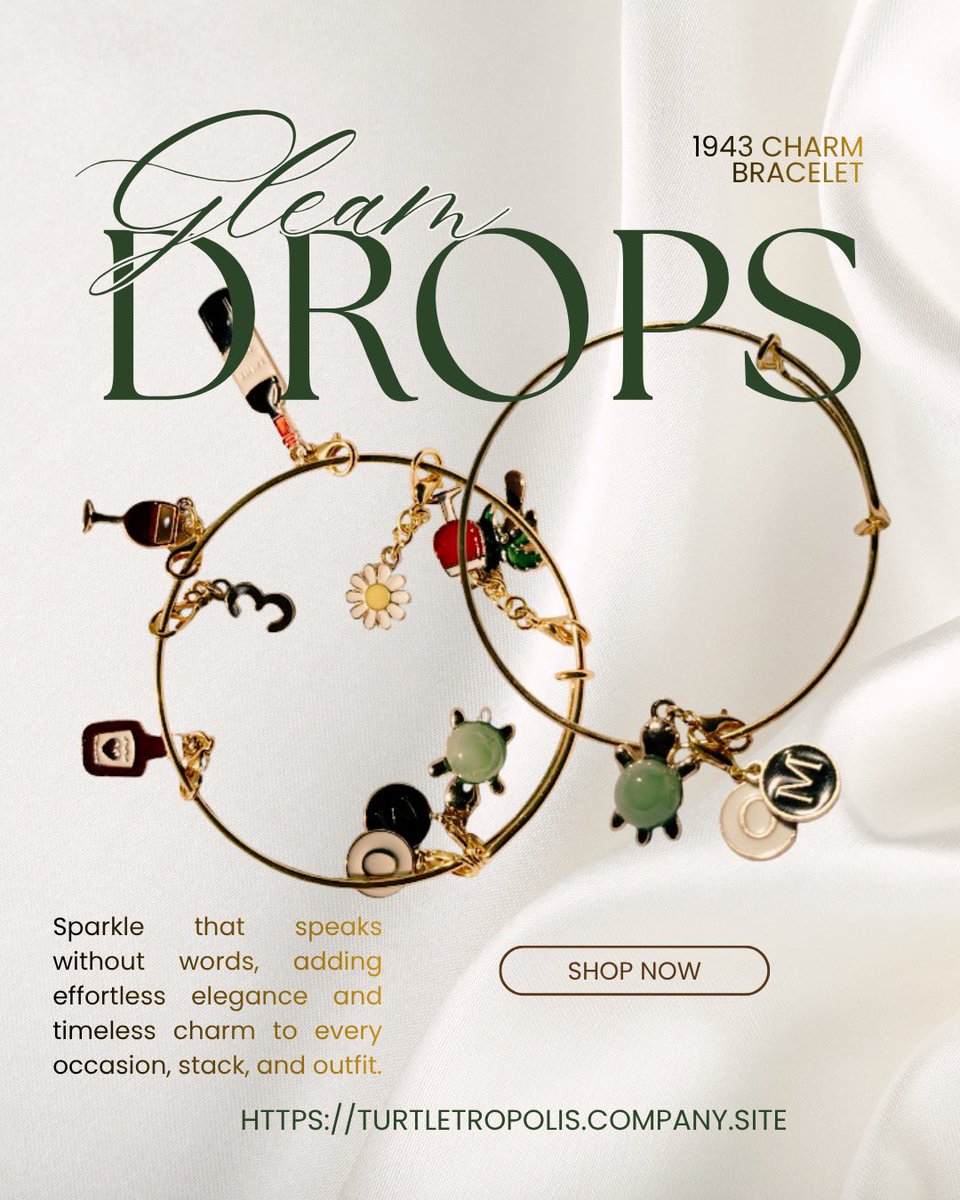 heregoyodolla's tweet image. Sparkle that speaks without words, adding effortless elegance and timeless charm to every occasion, stack, and outfit!
.
STEP YOUR WRIST GAME UP with our Brand New Charm Bracelets! #customize and #personalize yours with our 10+ Charms!
.
More charms to come keep an eye out!
