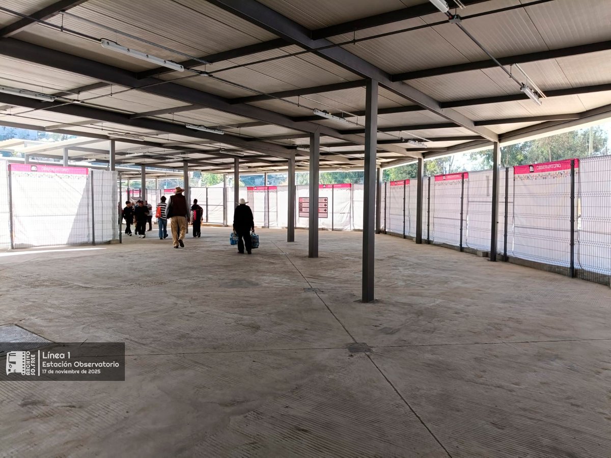 ArchivoSofree's tweet image. Excelente inicio de semana!
Les compartimos algunas fotos de la estación #Observatorio de la #Línea1 del #MetroCDMX 
1/2