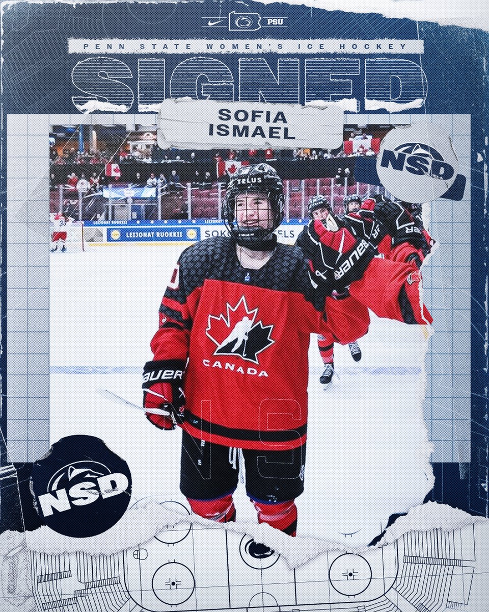 𝙎𝙞𝙜𝙣𝙚𝙙✍️

Help us welcome Sofia Ismael to Happy Valley🔵⚪️

🔘Forward
🔘Etobicoke Jr. Dolphins
🔘87 points in 81 GP in OWHL U22
🔘Gold Medal with Hockey Canada at 2025 IIHF U18 World Championships

#WeAre #HockeyValley