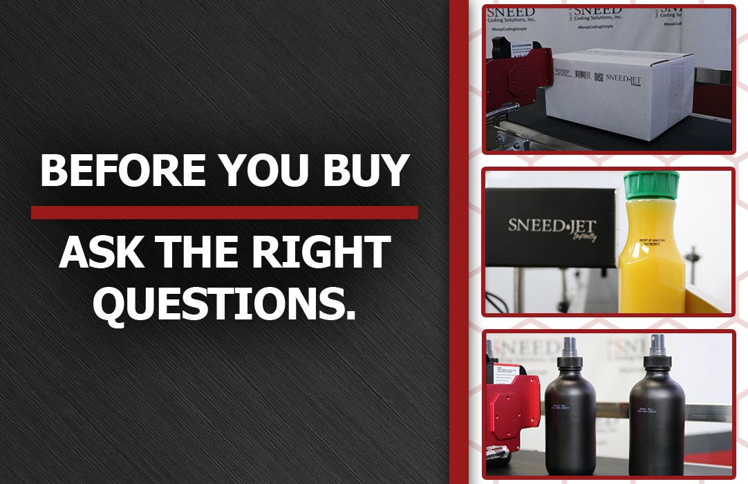 SneedCoding's tweet image. Choosing the right coding printer is a game-changer. 
Ask yourself👇:
📏 Will it fit your space?
🏭 Can it handle your volume?
🤔 Is it easy for your team to use?
What’s your must-have feature in a coding printer🤔?
#KeepCodingSimple #HowItsCoded #CodingMadeEasy #QuestionstoAsk
