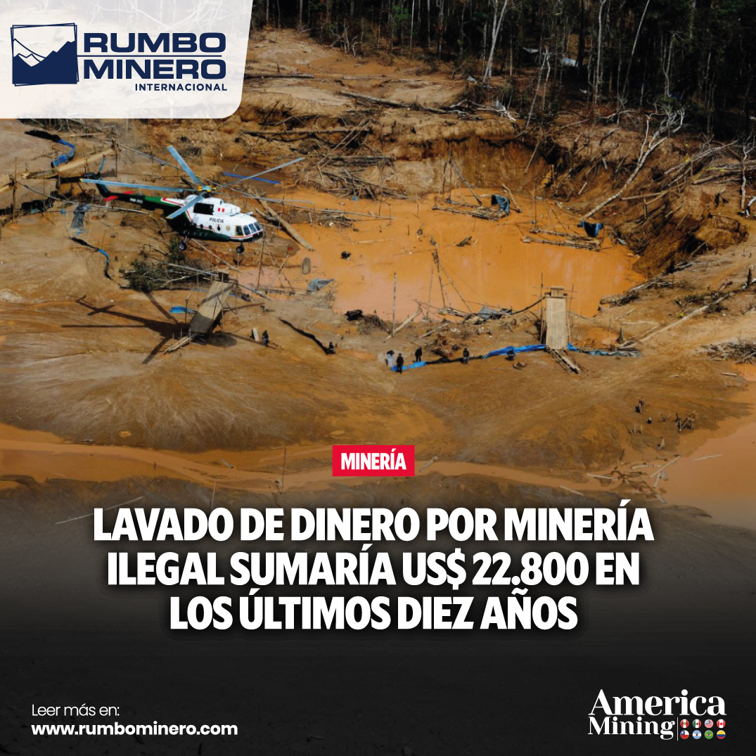 rumbominero's tweet image. 📌 Minería ilegal habría movilizado US$ 22.800 M en lavado de activos en 10 años (@SBSPERU).

⚠️ 5.747 Reportes de Operaciones Sospechosas  y 50% del oro extraído sería ilegal.

👉 Más detalles: 

#MineríaIlegal #UIF #LavadoDeActivos #Oro