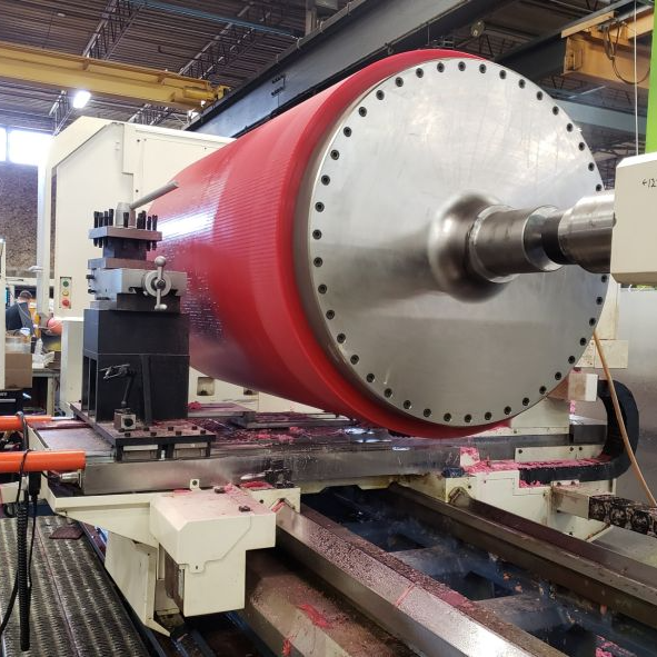 Kastalon's tweet image. #PaperIndustry Paper Converting Rollers and Component Parts Made to Your Exact Specifications. Regrind or recover and repair or replace roller cores and roller covers. We can handle rollers up to 72” diameter and 28 feet in length.