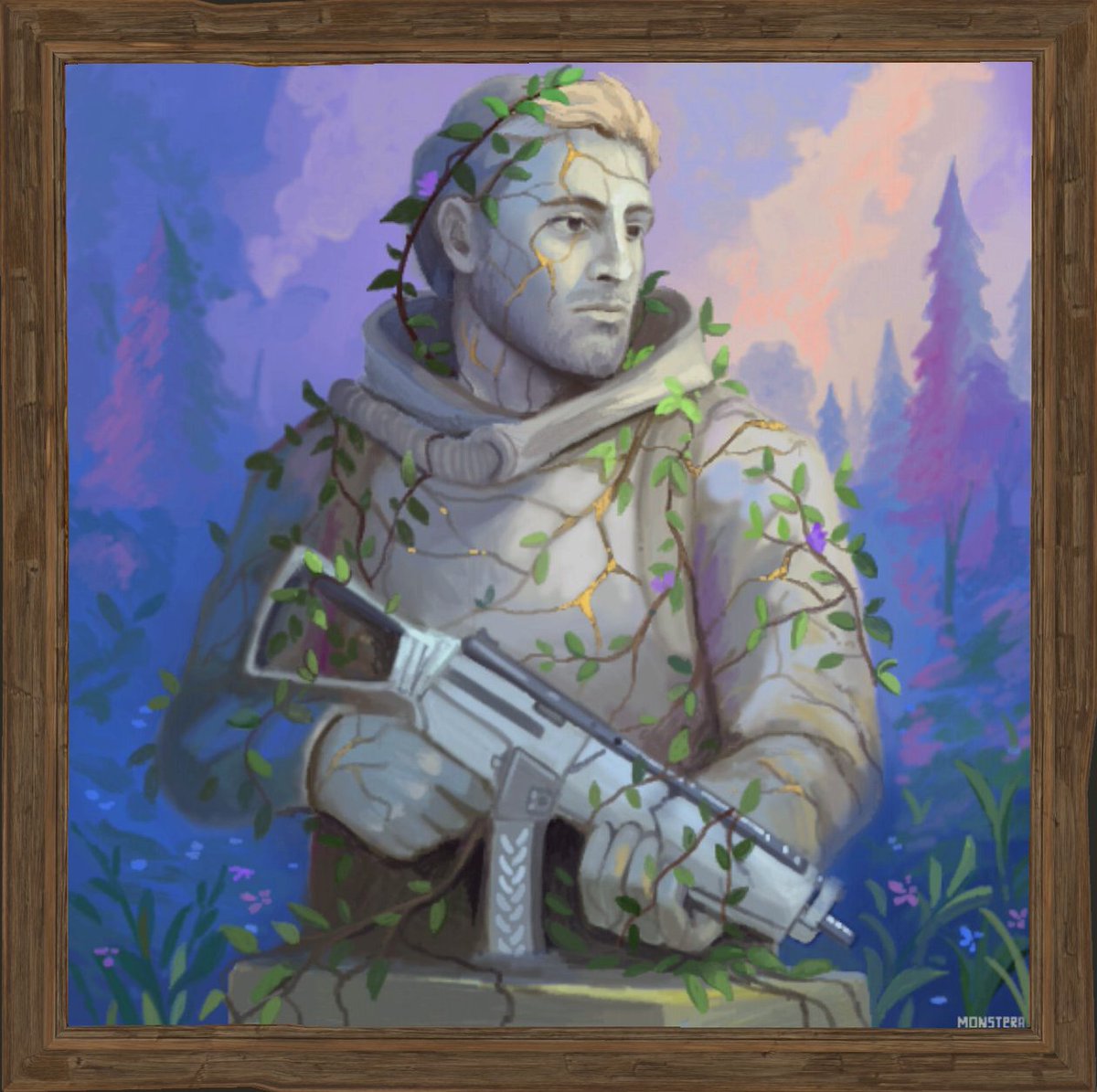 Painting of Captain <a href="/23ricoy/">Ricoy</a> during Rust Kick Off 
🌱#artofrust