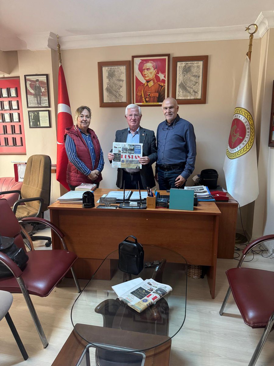 Mustafaokluk_'s tweet photo. Tekirdağ Emekli Subaylar Derneği Başkanı Recep Yıldız'ı ziyaret ettik. https://t.co/LB0kx7E8xF