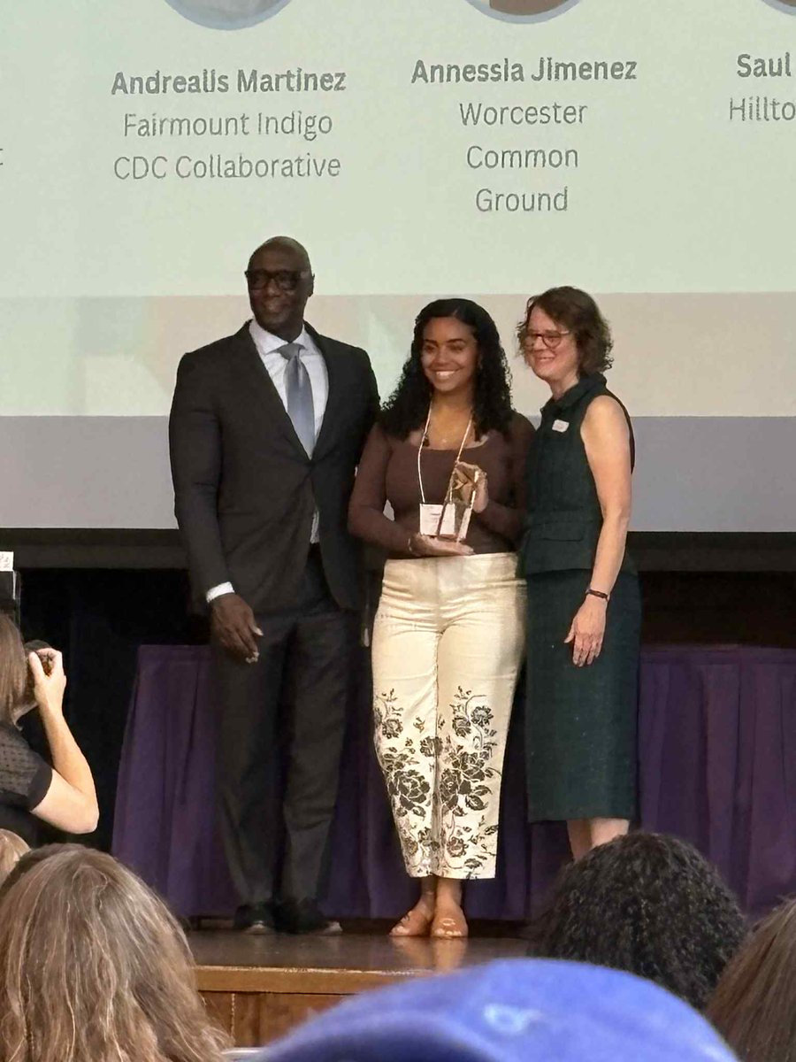 dbedc's tweet image. We showed up at @masscdcs Annual Meeting alongside community development leaders committed to solving some of the toughest challenges facing our neighborhoods. We were especially proud to cheer on our teammate Andrealis Martinez, honored with a Rising Star Award @fairmountcollab!