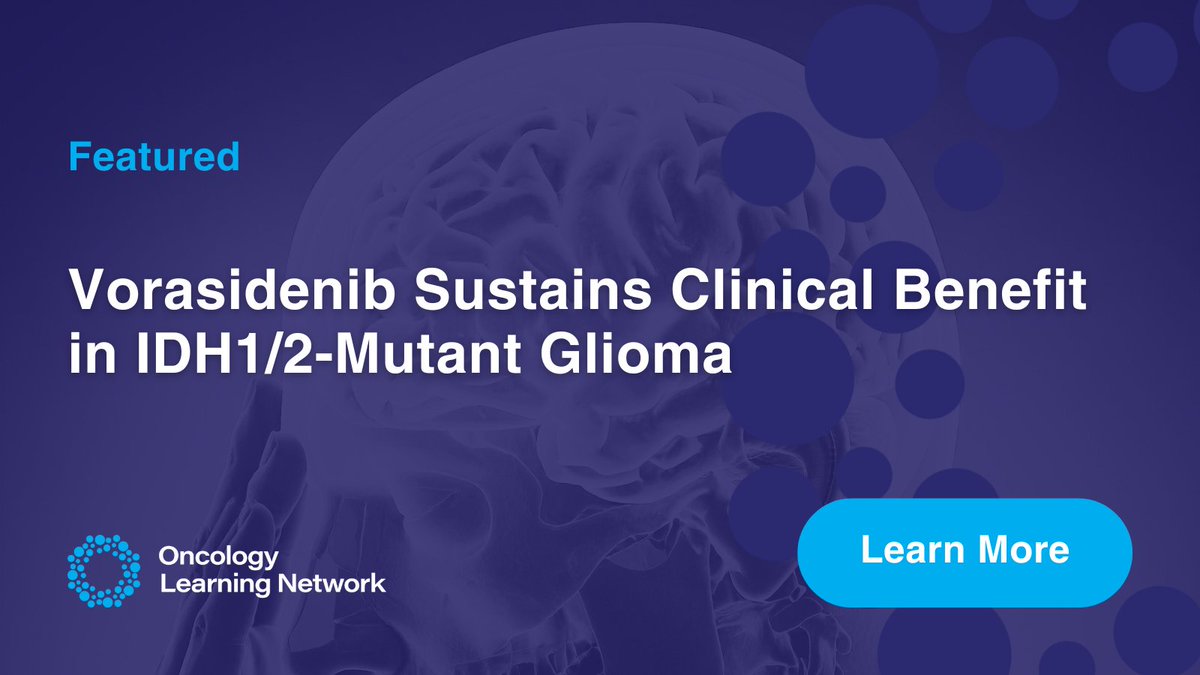 OncLearnNetwork's tweet image. Longer-term results from the #INDIGO trial: #Vorasidenib continues to demonstrate clinical benefit and reductions in tumor volume and seizure frequency in grade 2 IDH1/2-mutant diffuse #glioma. Learn more: hmpgloballearningnetwork.com/site/onc/news/…

#medtwitter #onctwitter