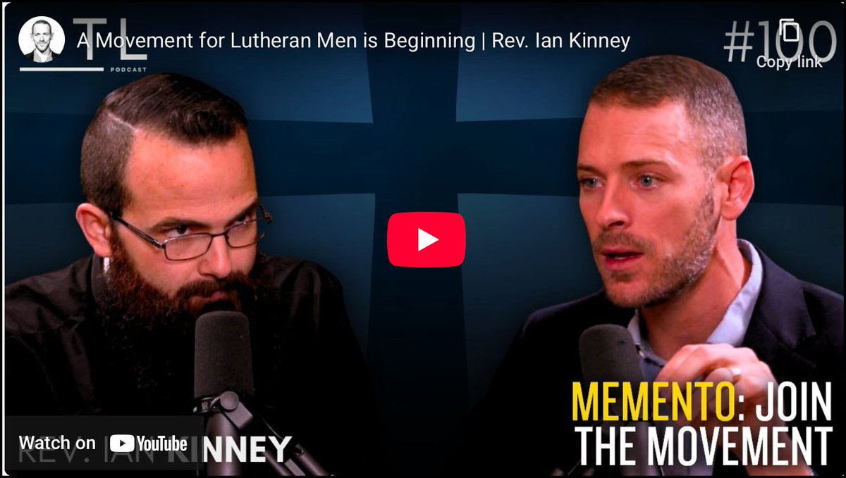 Ad_Crucem's tweet image. Memento: A Movement For Lutheran Men Begins Now!

The First Year-Long Lutheran Devotional Platform for Discipline, Prayer, Brotherhood, and Faithful Living. Crafted For Men

An excellent gift for the young men in your life!
