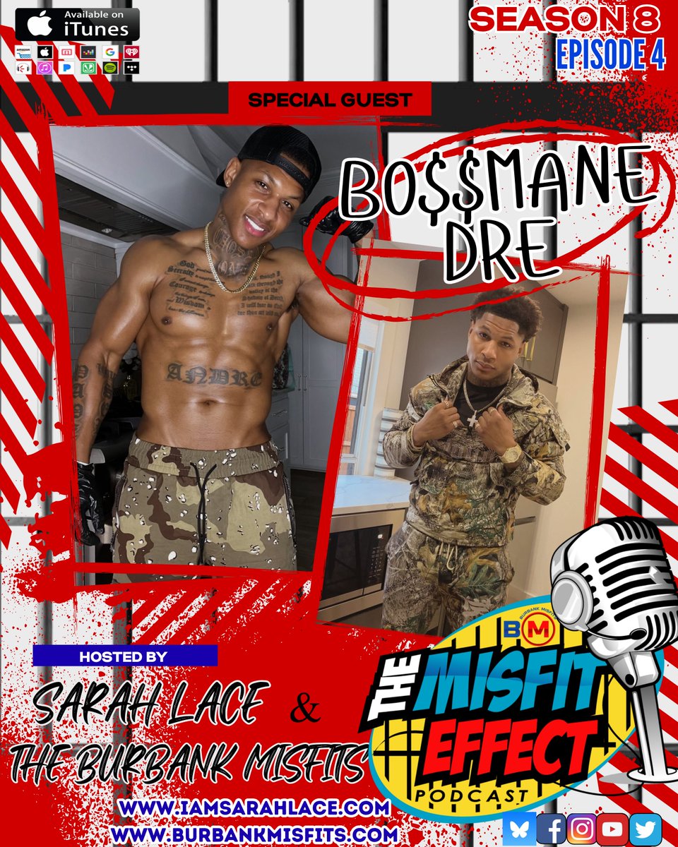 knockoutnetwork's tweet image. NEW @burbankmisfits The Misfit Effect episode titled The Boss Effect w/ Bossmane Dre @DRIZZY_DRE_90 w/ host @iamsarahlace &amp;amp; @rawstarr for audio  podcasts.apple.com/us/podcast/the… burbankmisfits.com/podcast/bossd/ &amp;amp; Every Podcast Platform. for video: youtu.be/hETi_Lb968U #podcast