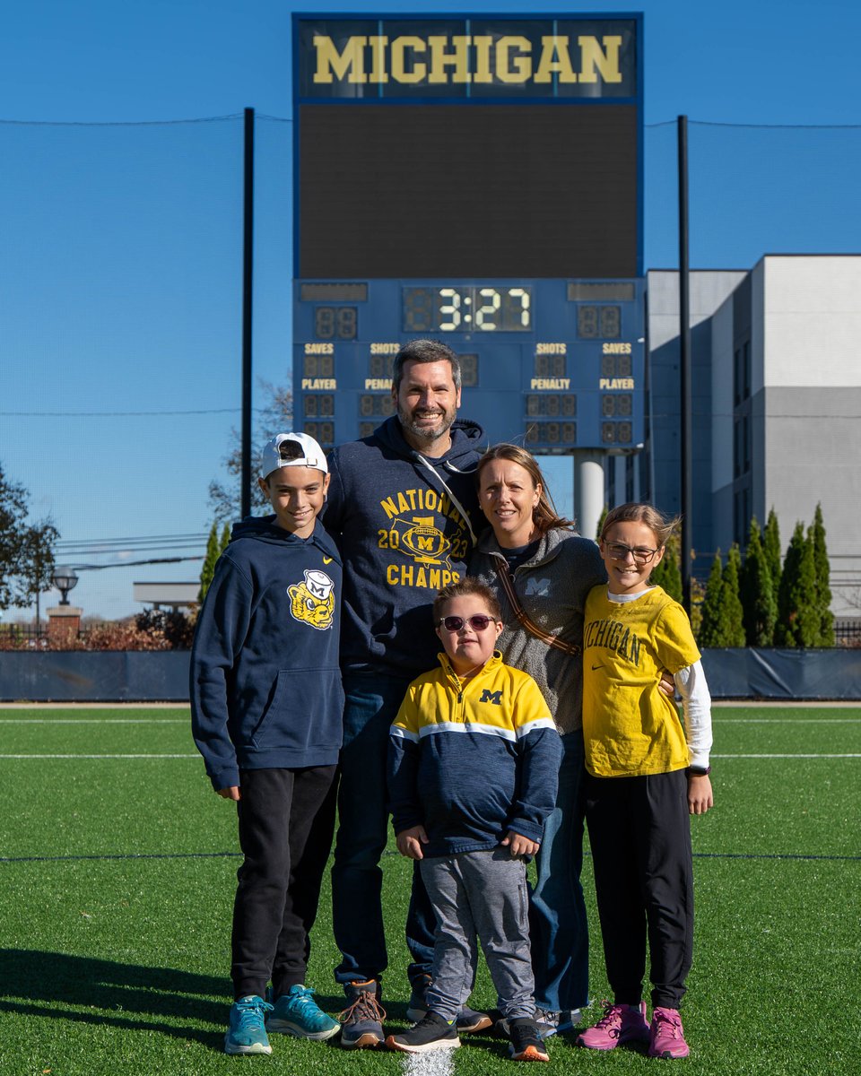UMichLacrosse's tweet photo. We had a great time at practice with our new Team Impact teammate Lucas and the whole Applin family! https://t.co/qGFj49aKQQ