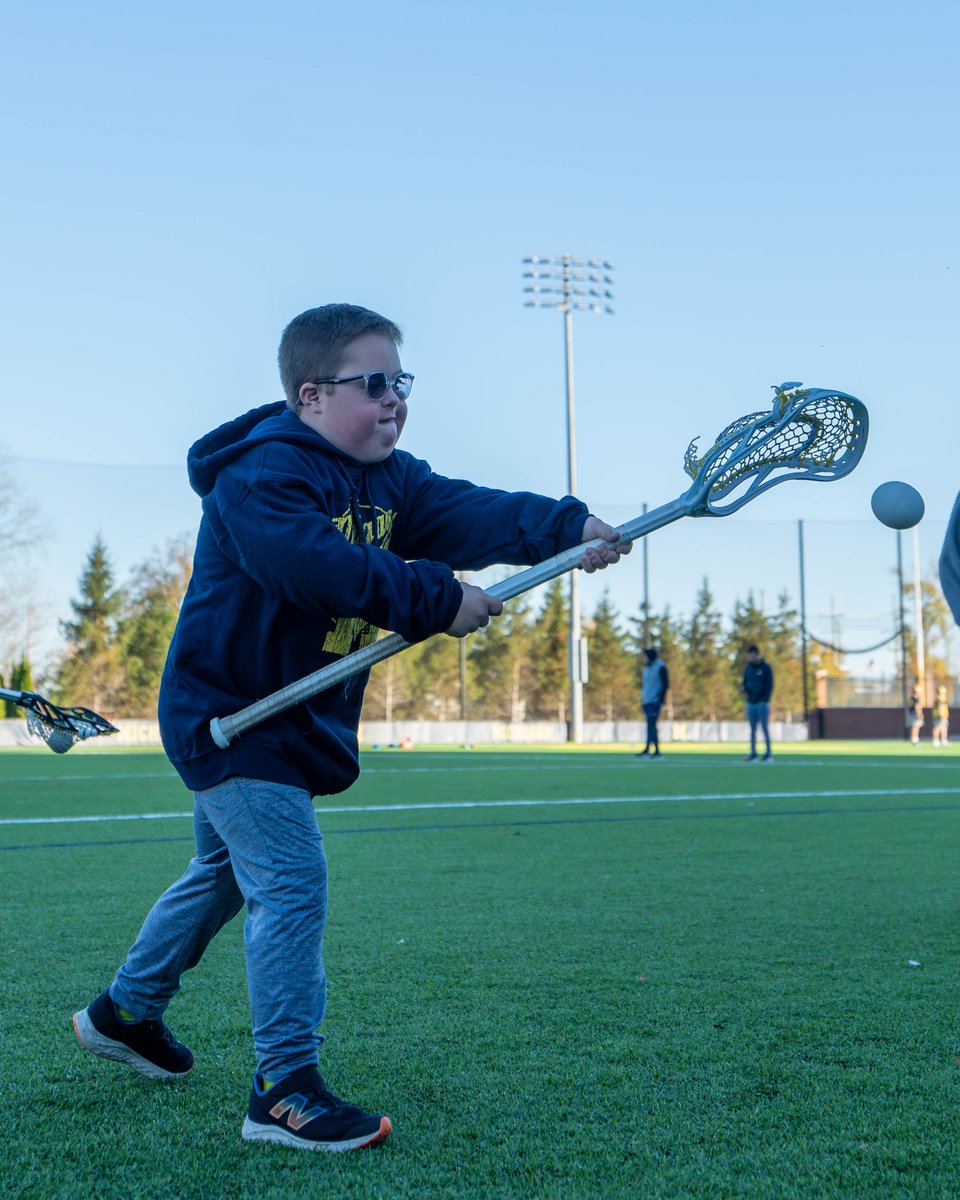 UMichLacrosse's tweet photo. We had a great time at practice with our new Team Impact teammate Lucas and the whole Applin family! https://t.co/qGFj49aKQQ