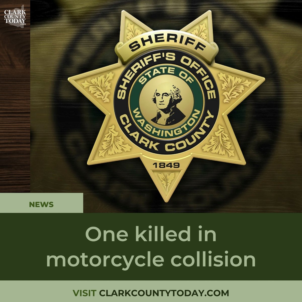 NewsFromCCT's tweet image. A motorcyclist found off NE Heisson Road in Battle Ground later died at the hospital, and the CCSO Traffic Homicide Unit is investigating. clarkcountytoday.com/news/one-kille… #ClarkCounty #MotorcycleCollision #PublicSafety