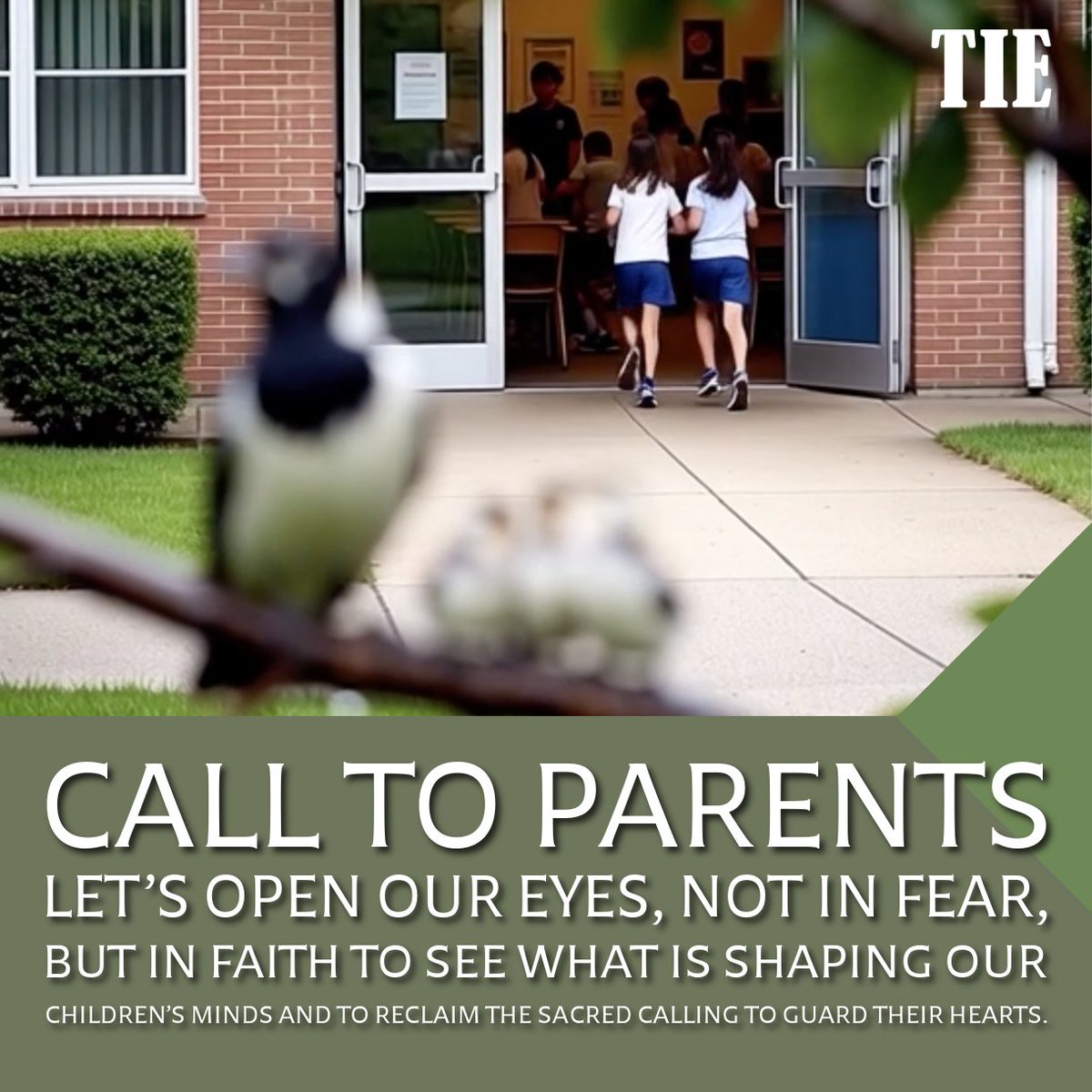 When the storms of culture grow darker and the rain beats against our families, God reminds us of a timeless truth: love protects. Not just with words, but with presence, prayer, and courage.

Behind every school door is a world shaping the next generation’s vision of right and