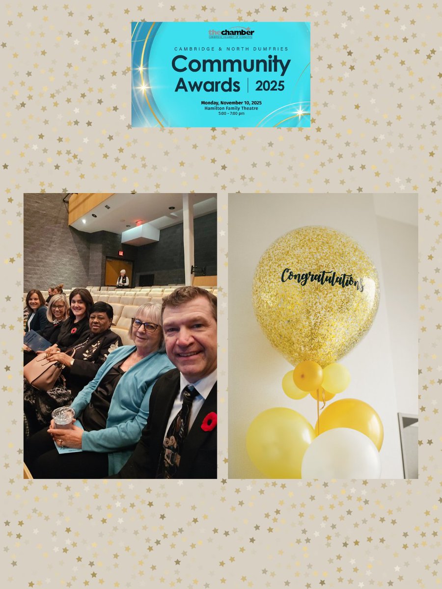 LangsCommunity's tweet image. Last week, we gathered to honour incredible community leaders and changemakers at the  Chamber Community Awards 2025. Congratulations to all the nominees and winners, we are so excited to work alongside you in our communities of Cambridge and North Dumfries.