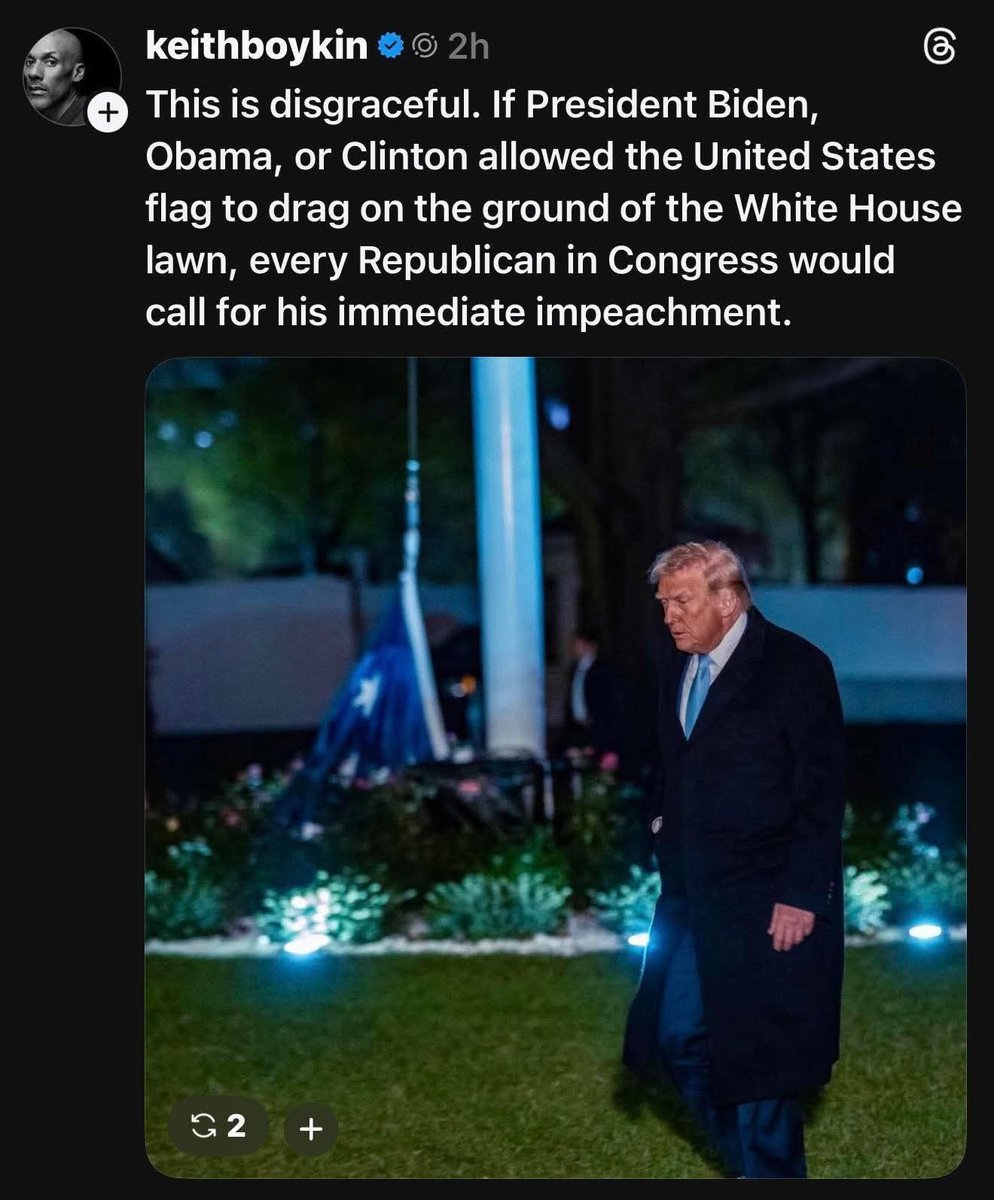 JamesTate121's tweet image. The flag poles he wasted money on has to have the flags lowered because is a safety issue when landing a helicopter. He was told but did not listen.