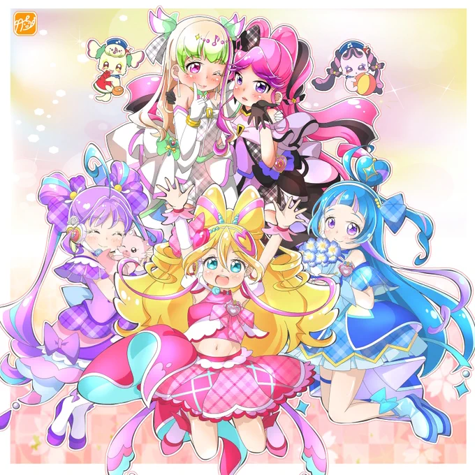 #遅咲き絵師の輪 高校の美術デザイン科を心の病で中退して、一度はクリエイターの道から遠ざかり、会社勤めしながら趣味でアニメ雑誌へイラスト投稿は続けていました。 障害者就労事業所で創作活動を始めて、やっとクリエイターの道を歩み始めたラブライブ!&プリキュア好きな49歳です