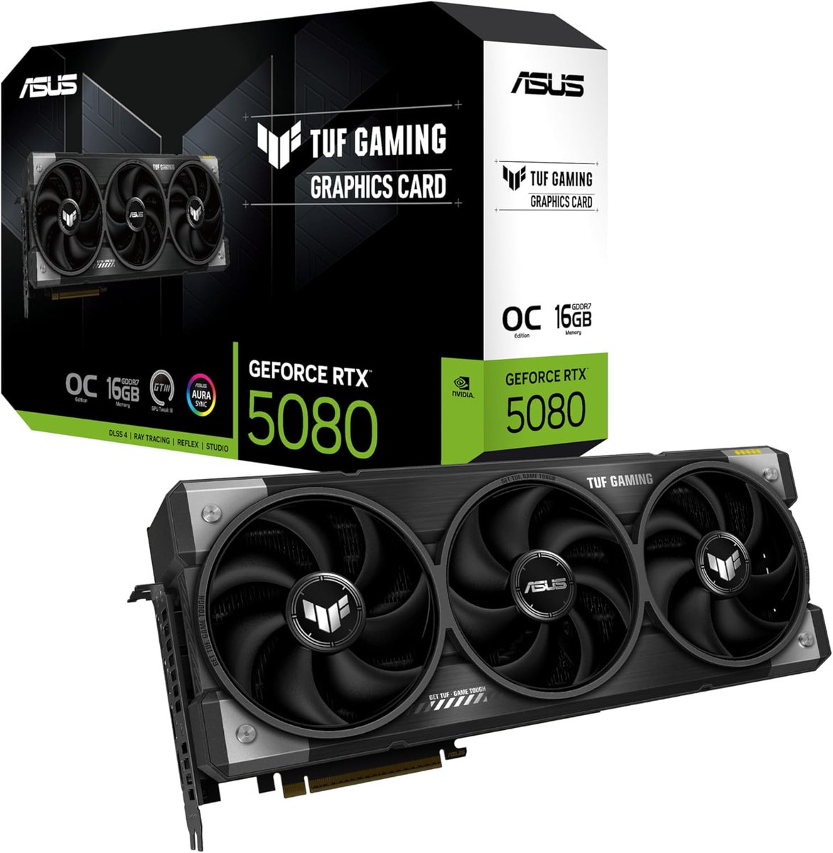 Lowest price ever at Amazon on the ASUS TUF Gaming RTX 5080 OC