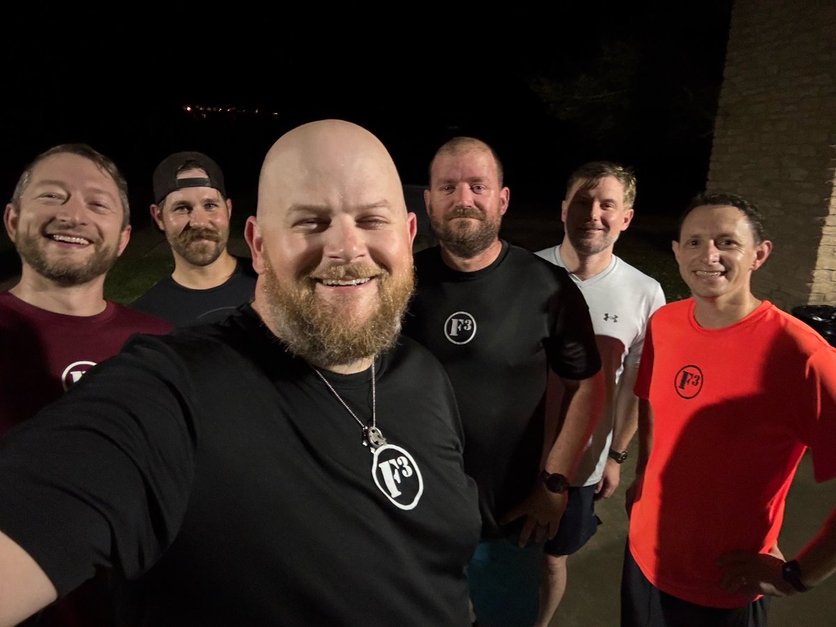 F3Waco's tweet image. 6 at Death Star this morning for some much-needed post-Otso recovery fun. Legs were heavy, spirits were high, and the mumblechatter was strong. Perfect way to shake out the miles from the weekend and get the week rolling.#254F3 #DeathStar #RecoveryMode #IronSharpensIron 💥🌌🛸