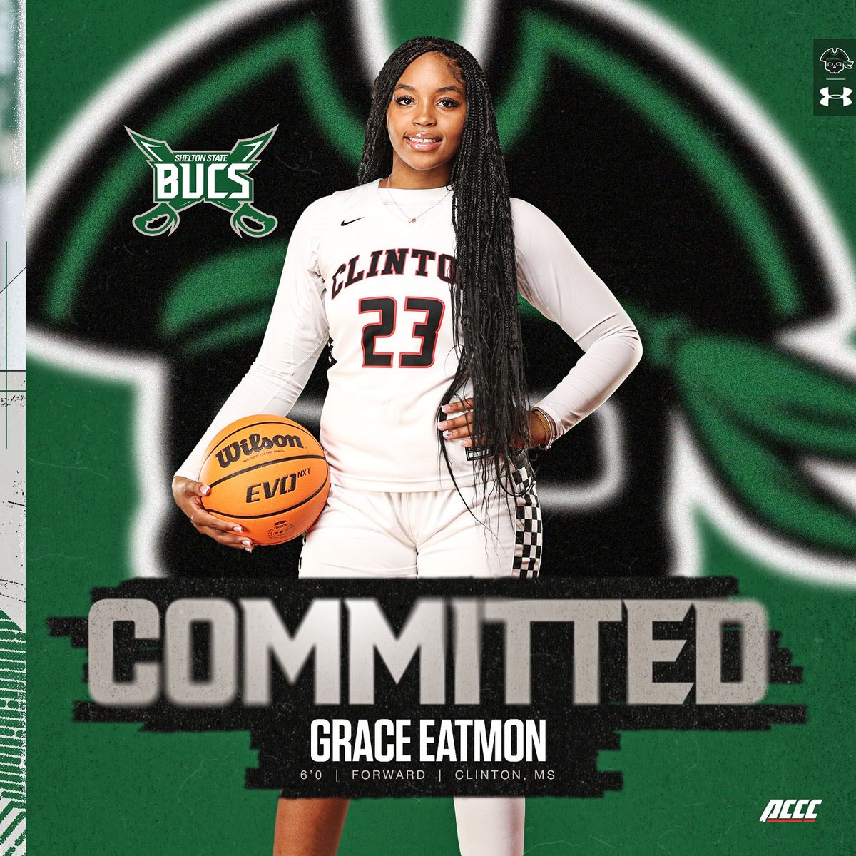 After an amazing conversation with Coach Thompson <a href="/SheltonStateWBB/">Shelton State Women’s Basketball</a> I am excited to announce I am committed to Shelton State Community College <a href="/LadyArrowsBball/">CHS GBasketball</a> <a href="/TSHLadyLions/">The SisterHood Lady Lions</a>. Go Bucs!