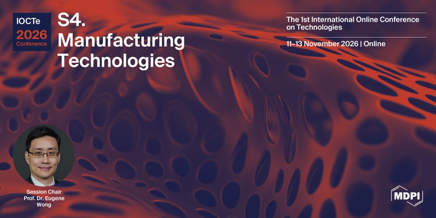 Meet our Session Chair — Prof. Dr. Eugene Wong, Singapore Institute of Technology 🇸🇬

Chairing Session 4: Manufacturing Technologies at #IOCTe2026 (11–13 Nov 2026).

Submit your abstract though: brnw.ch/21wXzMX

#Manufacturing #MDPIConferences
